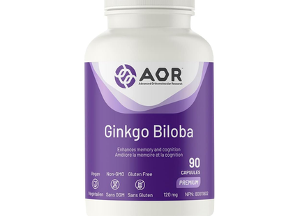 AOR - Ginkgo Biloba 120 mg | 90 Capsules