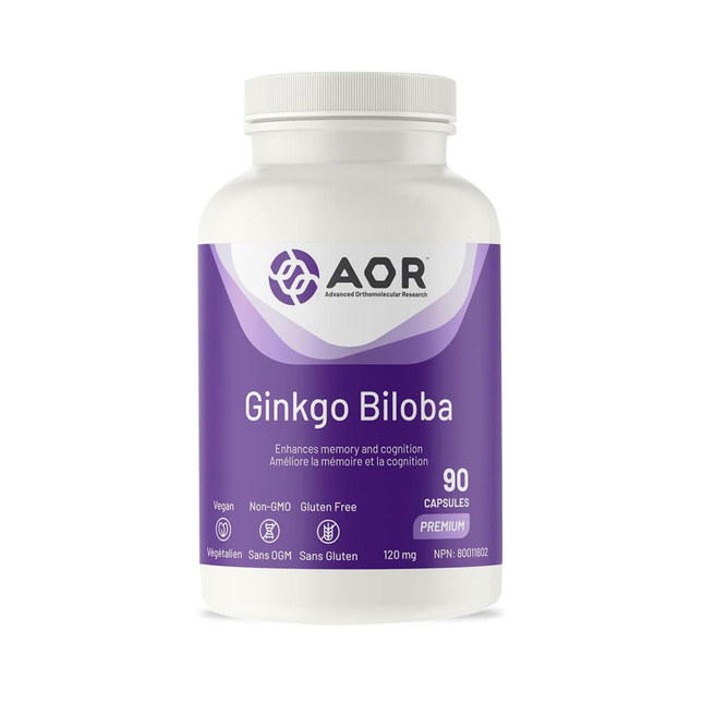 AOR - Ginkgo Biloba 120 mg | 90 Capsules
