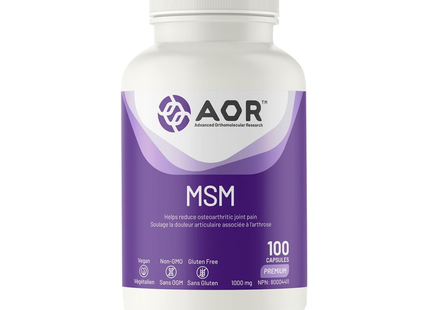 AOR - MSM 1000 mg | 100 gélules