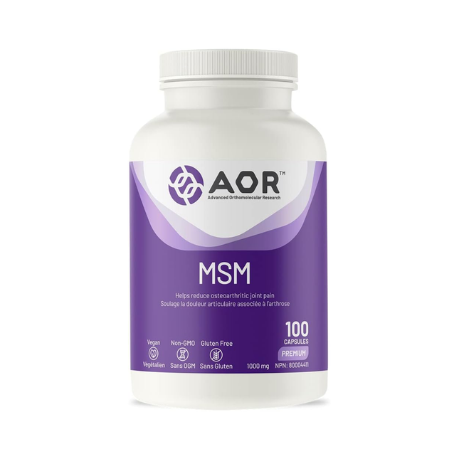 AOR - MSM 1000 mg | 100 Capsules