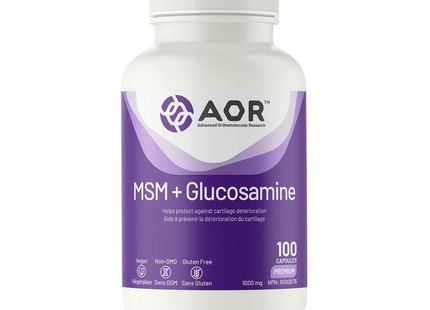 AOR - MSM + Glucosamine | 100 gélules