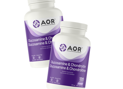 DOUBLE PACK AOR - Glucosamine & Chondroitin | 120 Caps x 2