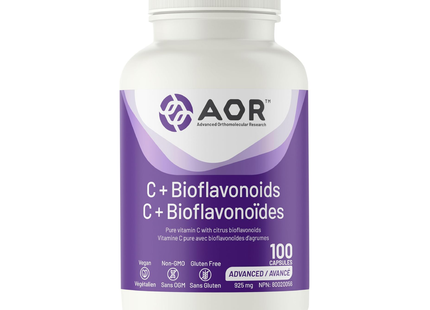 AOR - Vitamin C+ Bioflavonoids 925mg | 100 Capsules