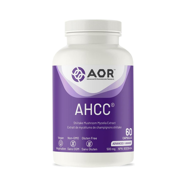 AOR - AHCC Supplement 500mg | 60 Capsules