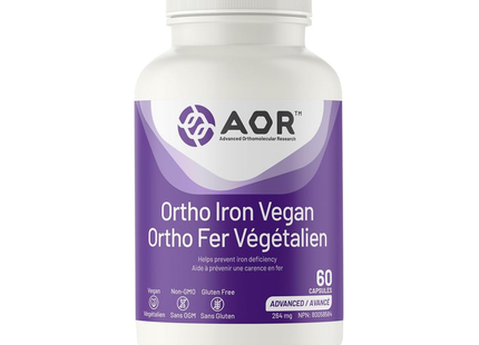 AOR - Ortho Iron Vegan 264 mg | 60 Capsules