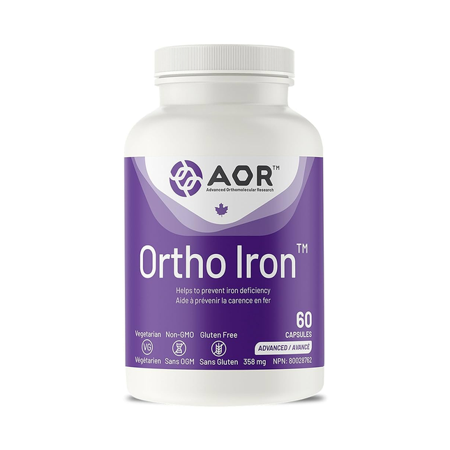 AOR - Ortho Iron 358 mg | 60 Capsules