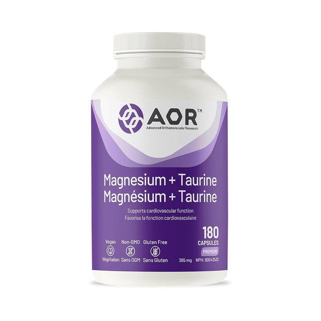 AOR - Magnesium + Taurine | 180 Capsules