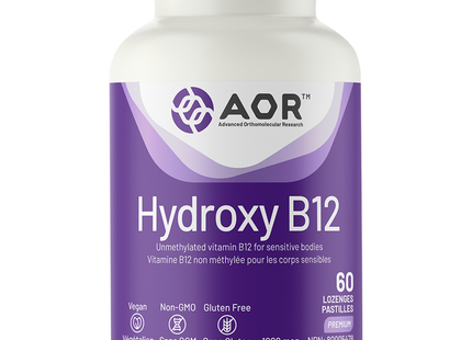AOR - Hydroxy B12 1000 MCG | 60 Lozenges