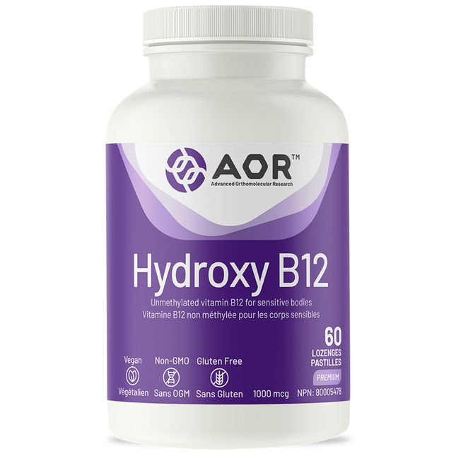 AOR - Hydroxy B12 1000 MCG | 60 pastilles