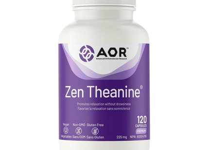 AOR - Zen Theanine 225 mg | 120 Capsules