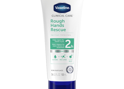 Vaseline - Rough Hands Rescue Hand Cream, Fragrance Free | 100 mL