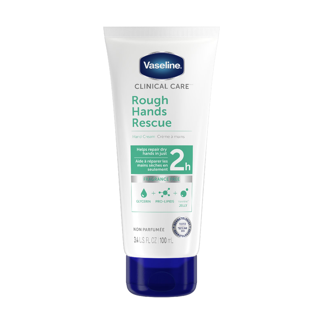 Vaseline - Rough Hands Rescue Hand Cream, Fragrance Free | 100 mL