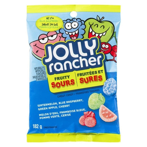 Jolly Rancher Fruity Sours Chewy Candy | 182 g