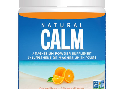 Natural Calm - Magnesium Powder Supplement - Orange Flavour | 226 g