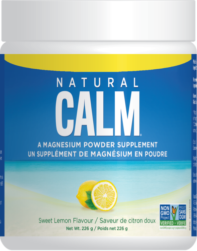 Natural Calm - Supplément de poudre de magnésium - Saveur de citron doux | 226 g