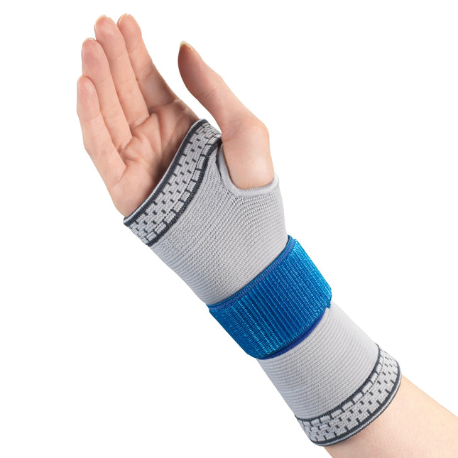 Champion Elastic Wrist Support with Encircling Strap | Medium 17 - 19 cm