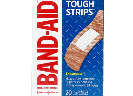Band-Aid - Tough Strips Bandages, One Size | 20 pack