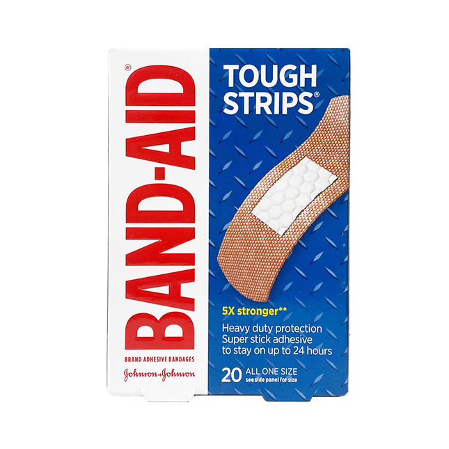 Band-Aid - Tough Strips Bandages, One Size | 20 pack