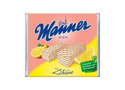 Manner - Lemon Cream Filled Wafers | 75 g