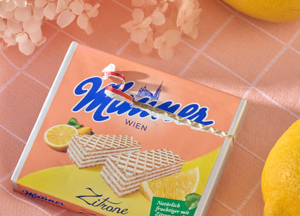 Manner - Lemon Cream Filled Wafers | 75 g