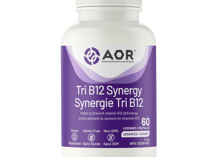 AOR - Tri B12 Synergy 5mg | 60 Lozenges