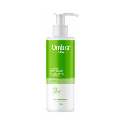 Ombra Spa - Gel douche aromatique, agrumes et sauge | 400 mL