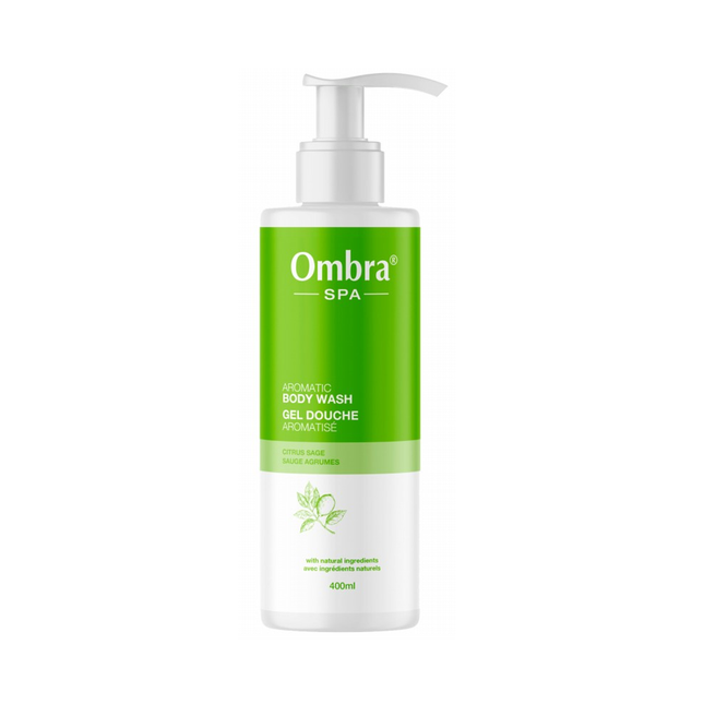 Ombra Spa - Aromatic Body Wash, Citrus Sage | 400mL