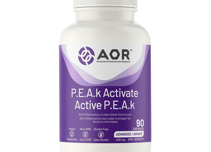 AOR - P.E.A.k Activate 400 mg Advanced | 90 Capsules