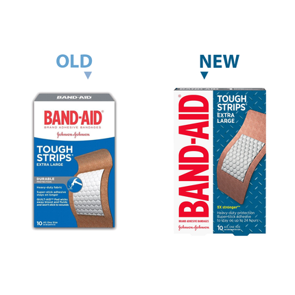 Band-Aid – Bandes résistantes extra larges | Paquet de 10