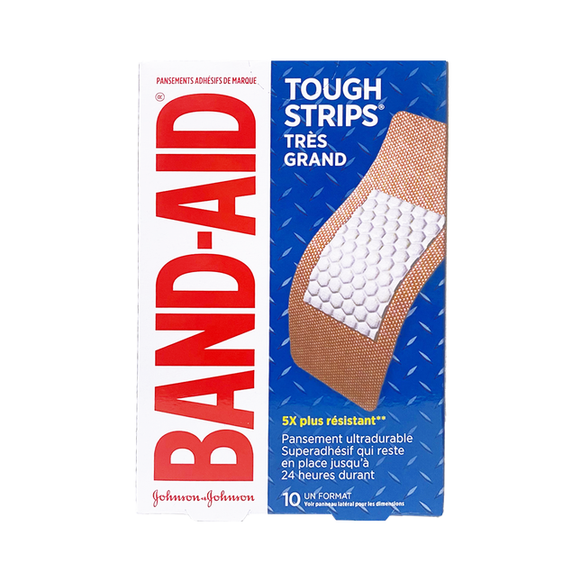 Band-Aid – Bandes résistantes extra larges | Paquet de 10