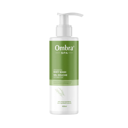 Ombra Spa - Gel douche aromatique, Eucalyptus & Citronnelle | 400 mL