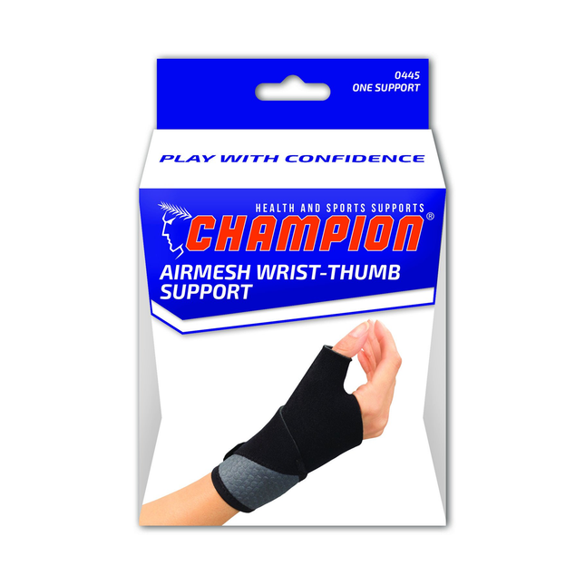 Champion - Support poignet-pouce Airmesh | Taille unique