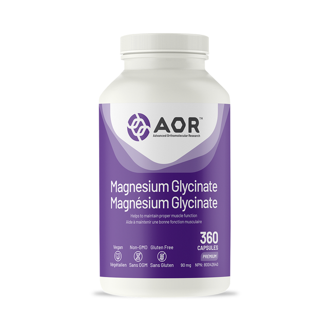 AOR - Glycinate de magnésium 90 mg | 180 gélules
