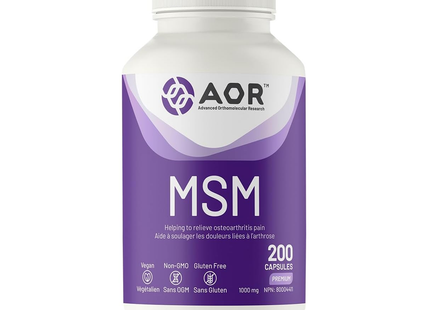 AOR - MSM 1000 mg | 100 gélules