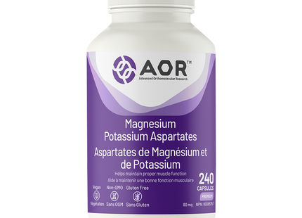 AOR - Aspartates de magnésium et de potassium | 120 gélules