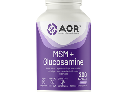 AOR - MSM + Glucosamine | 100 gélules
