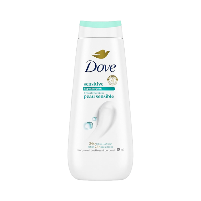 DOVE BD WSH SENS PEAU 325ML