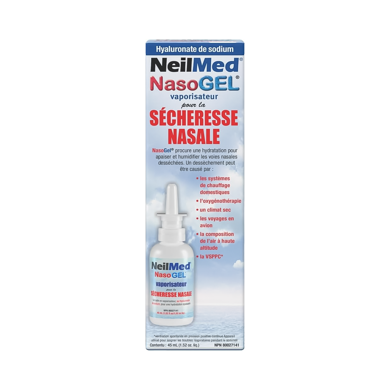 NeilMed - NasoGEL Spray for Dry Noses | 45 mL White Cross E-Store NeilMed - NasoGEL Spray for Dry Noses | 45 mL White Cross E-Store