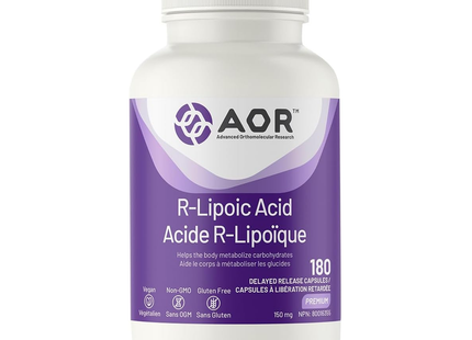 AOR - Acide R-lipoïque à haute dose | 180 gélules