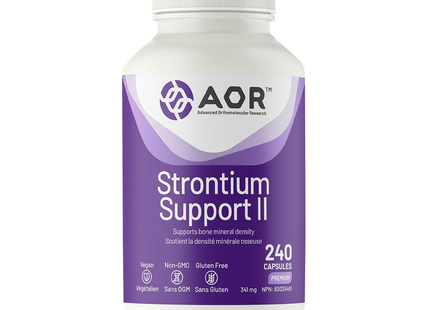 AOR - Strontium Support II | 240 Vegi-Caps