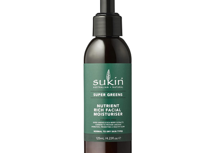 Sukin - Nutrient Rich Facial Moisturizer | Normal to Dry Skin Types | 125 mL