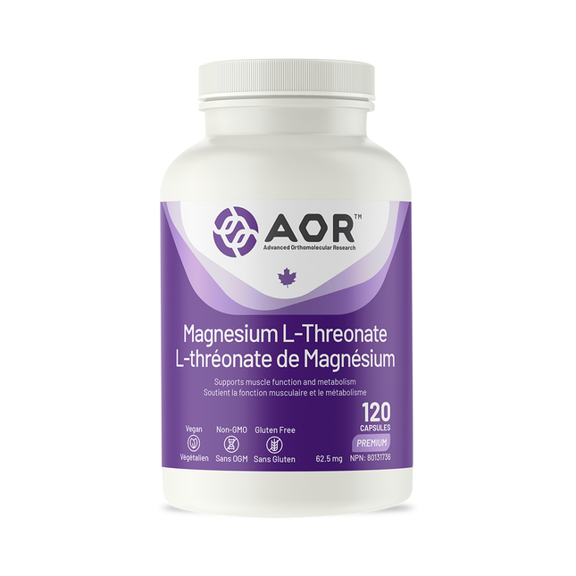 AOR - Magnesium L-Threonate | 120 Capsules