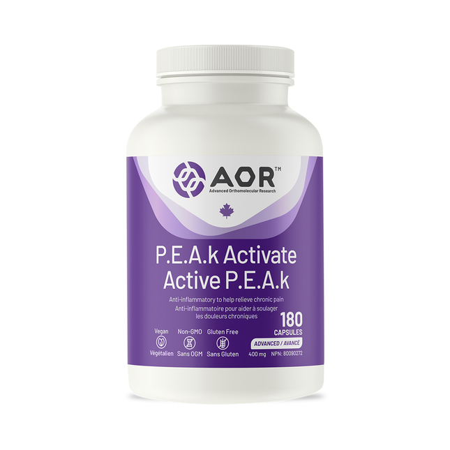 AOR - P.E.A.k Activate 400 mg Advanced | 180 Capsules