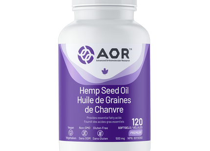 AOR - Hemp Seed Oil | 120 Capsules