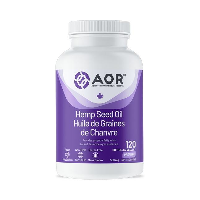 AOR - Hemp Seed Oil | 120 Capsules