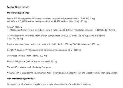 AOR - Cortisol Adapt | 120 Capsules