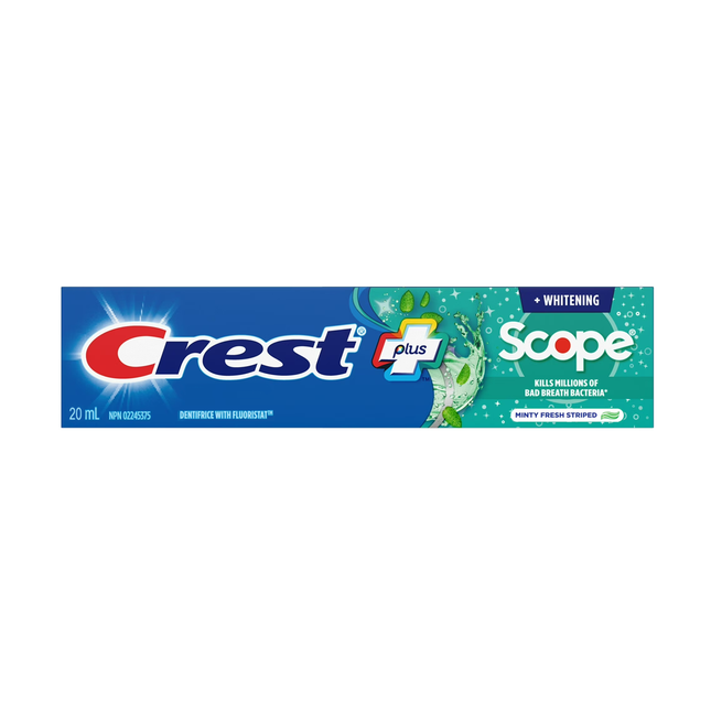 Crest -  Plus Scope Whitening Toothpaste Travel Size | 20 mL