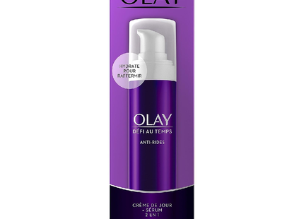 Olay Age Defying Anti-Wrinkle 2 in 1 Day Cream + Serum | 50 mL