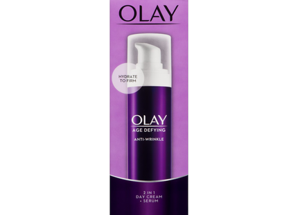 Crème de jour et sérum antirides 2 en 1 Olay Age Defying | 50 ml