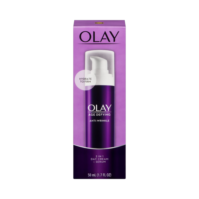 Olay - Age Defying Anti-Wrinkle 2-in-1 Day Cream + Serum | 50 mL